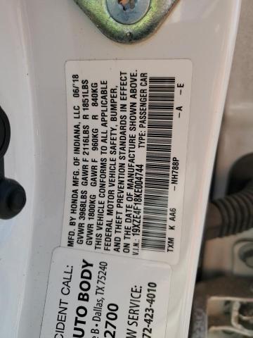 2019 HONDA INSIGHT LX 19XZE4F18KE004744