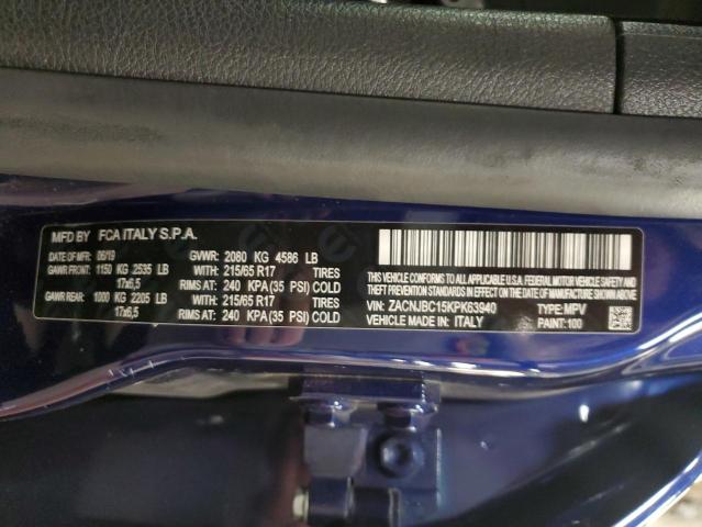 2019 JEEP RENEGADE T - ZACNJBC15KPK63940