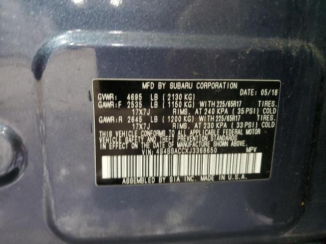 2018 SUBARU OUTBACK 2. - 4S4BSACCXJ3368650