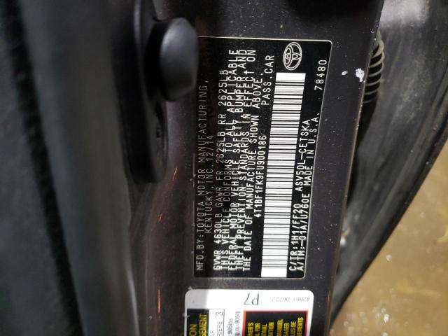 2015 TOYOTA CAMRY LE 4T1BF1FK9FU900186