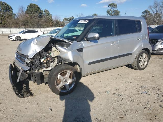 KIA SOUL + 2012 silver  gas KNDJT2A66C7419525 photo #1