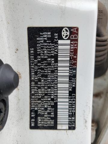 2019 TOYOTA COROLLA L 5YFBURHE0KP904196