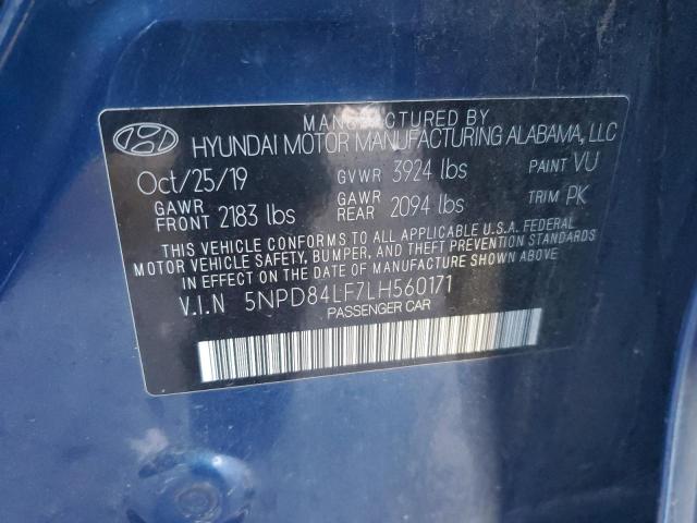 2020 HYUNDAI ELANTRA SE - 5NPD84LF7LH560171