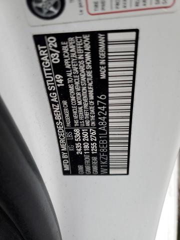 2020 MERCEDES-BENZ E 350 4MAT W1KZF8EB1LA842476