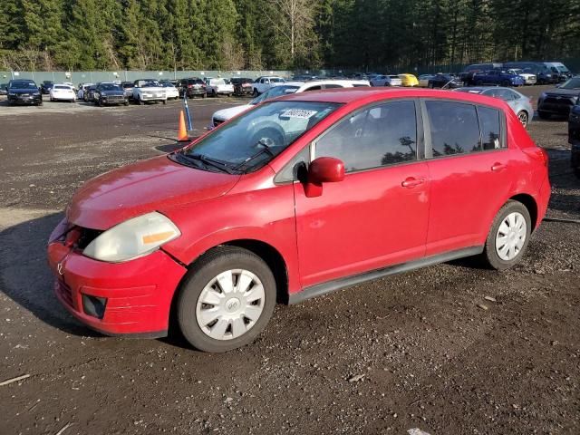 NISSAN VERSA S 2011 red hatchbac gas 3N1BC1CP1BL505956 photo #1