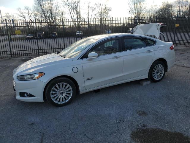 FORD FUSION TIT 2014 white  hybrid engine 3FA6P0SU0ER223304 photo #1