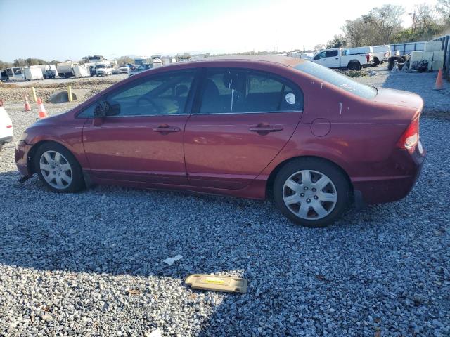 HONDA CIVIC LX 2006 burgundy sedan 4d gas 1HGFA16536L130394 photo #3