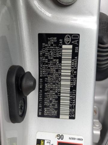 2019 TOYOTA COROLLA L - 2T1BURHE4KC185485