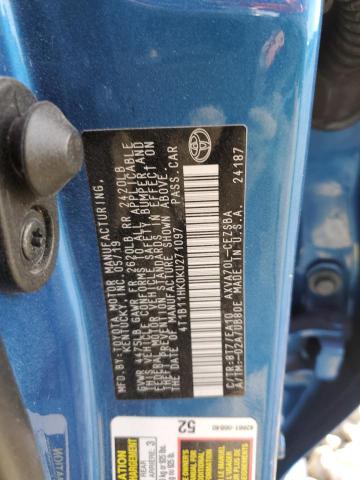 2019 TOYOTA CAMRY L - 4T1B11HK0KU271097