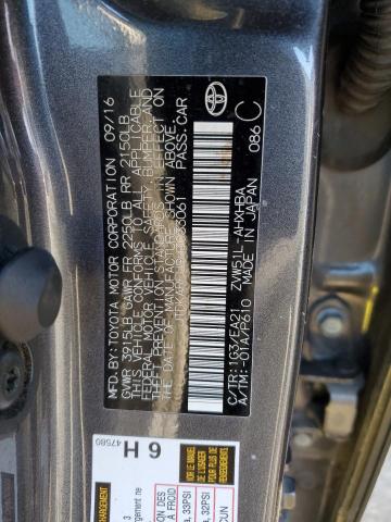 2017 TOYOTA PRIUS - JTDKARFU9H3033061