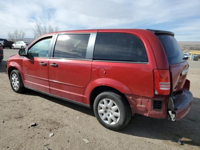 CHRYSLER TOWN & COU 2008 red  flexible fuel 2A8HR44H28R841845 photo #3