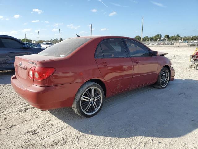 TOYOTA COROLLA CE 2005 maroon sedan 4d gas JTDBR32E452067463 photo #4