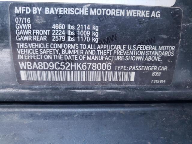 2017 BMW 330 XI - WBA8D9C52HK678006