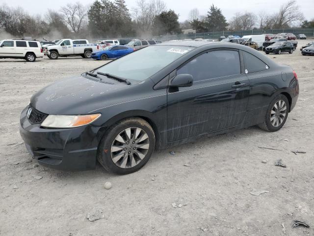 HONDA CIVIC EXL 2009 black  gas 2HGFG12999H514463 photo #1