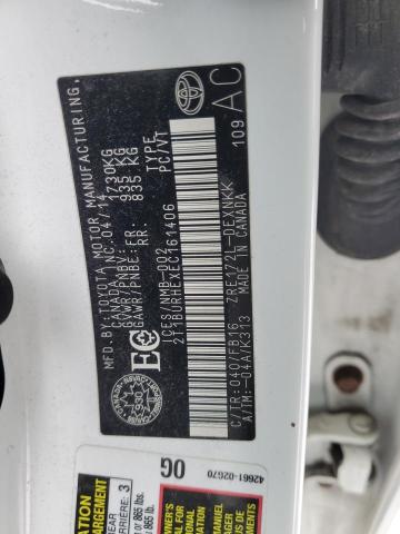2014 TOYOTA COROLLA L - 2T1BURHEXEC161406