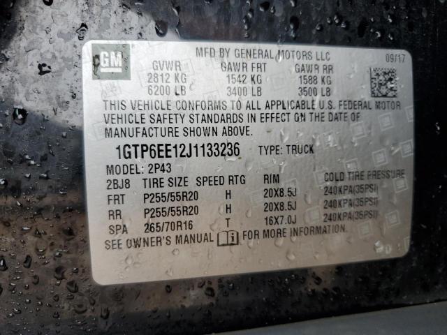 2018 GMC CANYON DEN 1GTP6EE12J1133236