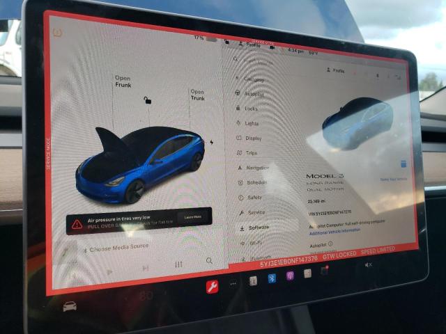 2022 TESLA MODEL 3 - 5YJ3E1EB0NF147376