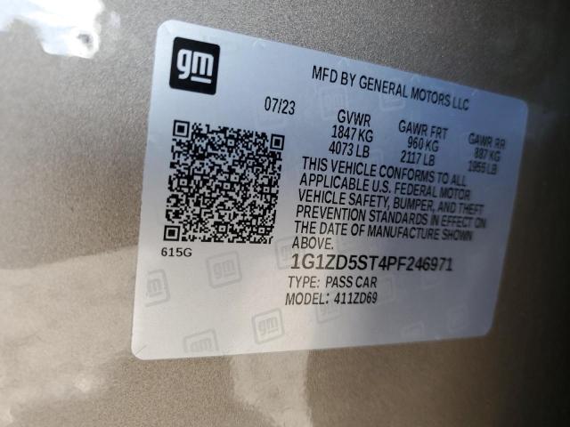 2023 CHEVROLET MALIBU LT - 1G1ZD5ST4PF246971