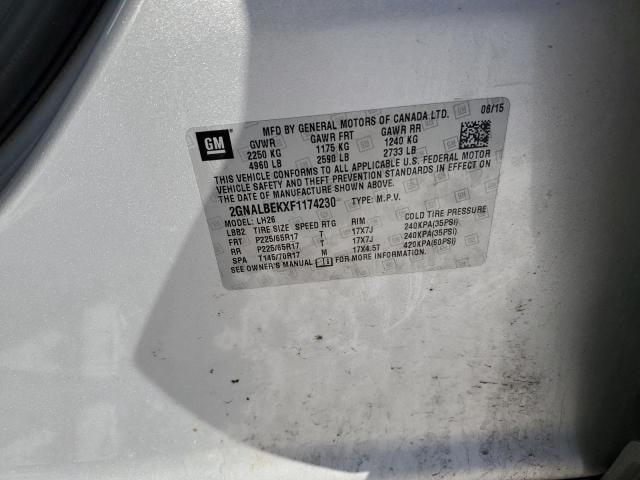 2015 CHEVROLET EQUINOX LT - 2GNALBEKXF1174230