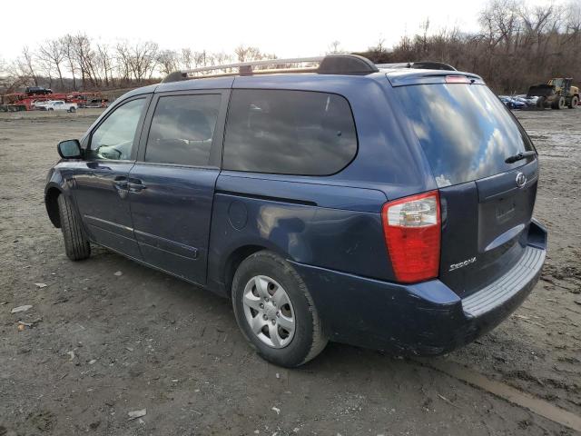 KIA SEDONA EX 2009 blue sports v gas KNDMB233796278028 photo #3