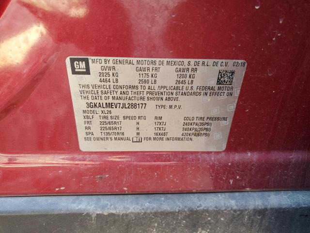 2018 GMC TERRAIN SL - 3GKALMEV7JL288177