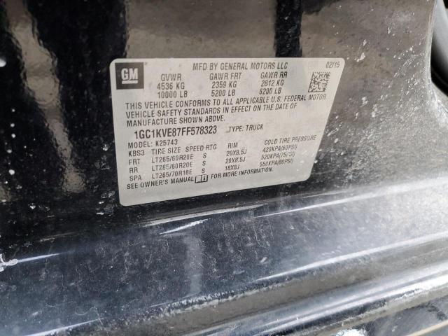 2015 CHEVROLET SILVERADO - 1GC1KVE87FF578323