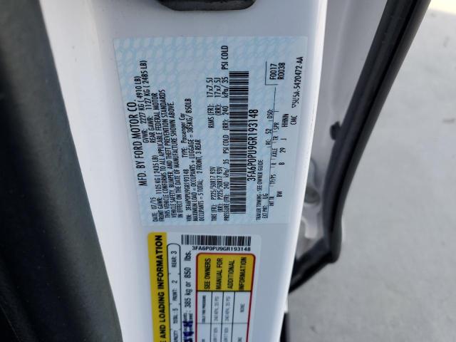 2016 FORD FUSION SE - 3FA6P0PU9GR193148
