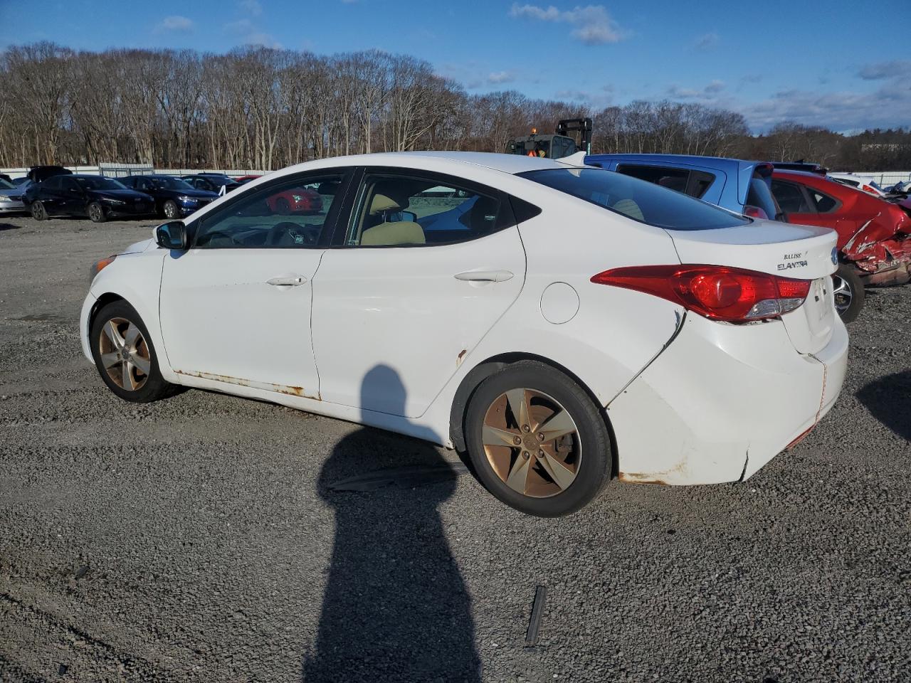 Lot #3045722371 2013 HYUNDAI ELANTRA GL