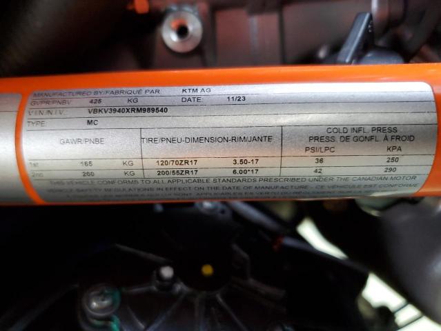 2024 KTM 1290 SUPER - VBKV3940XRM989540