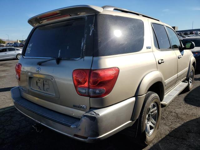 TOYOTA SEQUOIA SR 2005 tan  gas 5TDZT34A05S251351 photo #4