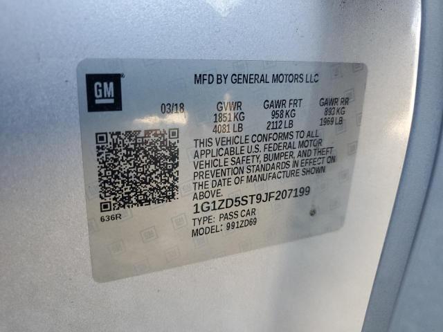 2018 CHEVROLET MALIBU LT - 1G1ZD5ST9JF207199