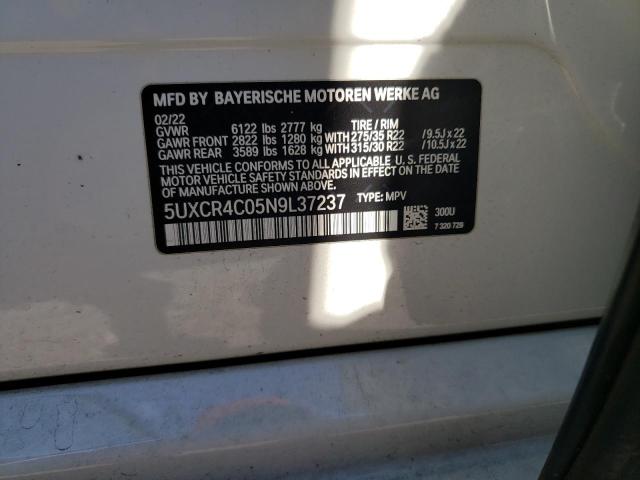 2022 BMW X5 SDRIVE - 5UXCR4C05N9L37237