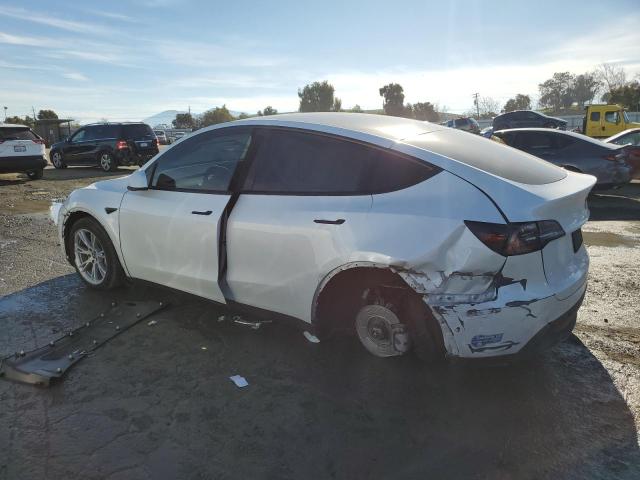 TESLA MODEL Y 2021 white  electric 5YJYGDEE7MF213643 photo #3