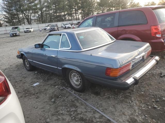 MERCEDES-BENZ 380 SL 1983 blue  gas WDBBA45AXDB027505 photo #3