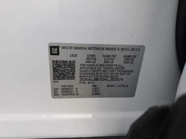 2019 GMC TERRAIN SL - 3GKALMEV2KL252074