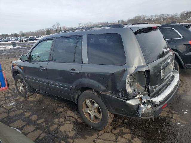 HONDA PILOT EXL 2007 gray  gas 2HKYF18627H514686 photo #3