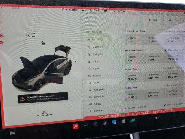2019 TESLA MODEL 3 - 5YJ3E1EB6KF361378