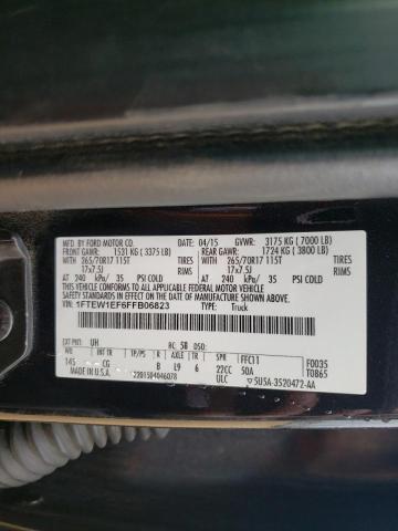 2015 FORD F150 SUPER - 1FTEW1EF6FFB06823