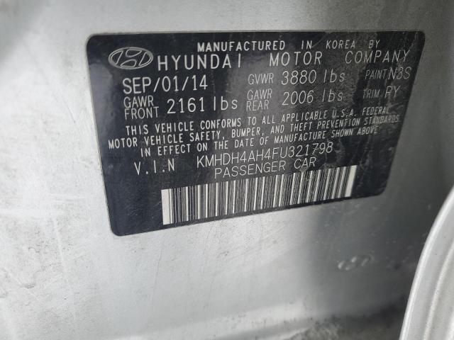 2015 HYUNDAI ELANTRA SE - KMHDH4AH4FU321798