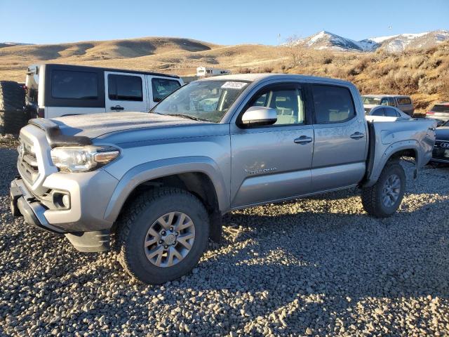 TOYOTA TACOMA DOU 2017 silver  gas 3TMCZ5AN7HM116993 photo #1