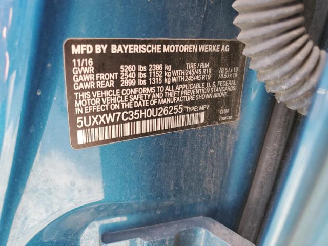 2017 BMW X4 XDRIVEM - 5UXXW7C35H0U26255