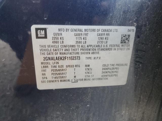 2015 CHEVROLET EQUINOX LS 2GNALAEK2F1162373