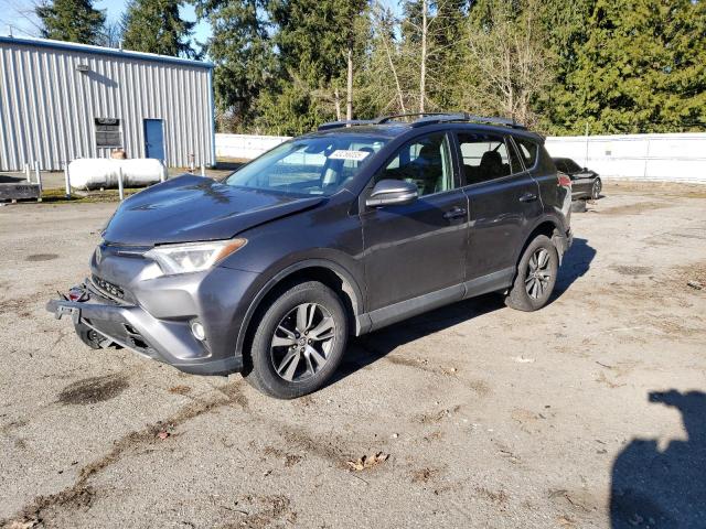 TOYOTA RAV4 XLE 2017 gray  gas 2T3RFREV7HW576092 photo #1