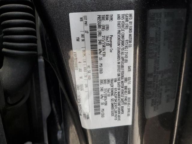 2015 FORD FOCUS SE - 1FADP3K2XFL261615