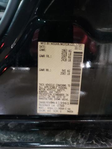 2021 NISSAN ALTIMA SL - 1N4BL4EV9MN419961