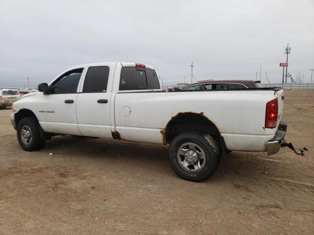 DODGE RAM 2500 S 2004 white crew pic gas 1D7KU28D64J239977 photo #3
