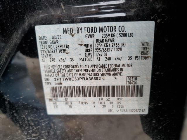 2023 FORD MAVERICK X - 3FTTW8E33PRA36692