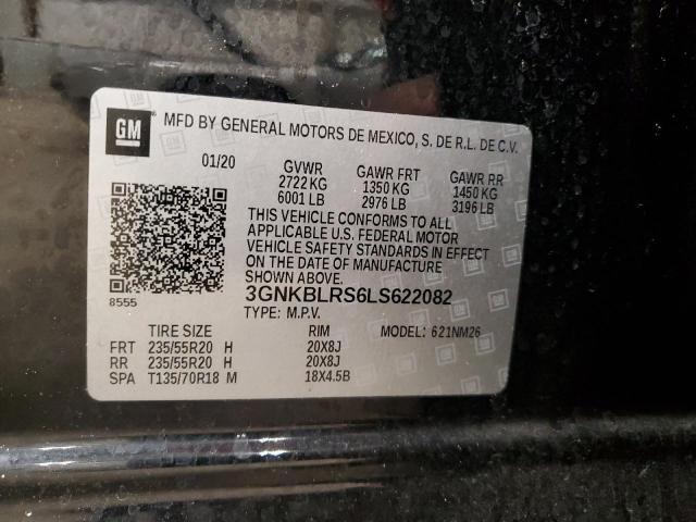 2020 CHEVROLET BLAZER PRE - 3GNKBLRS6LS622082
