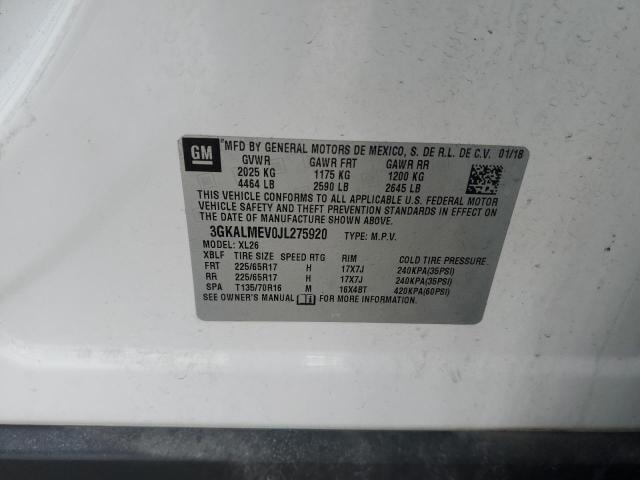 2018 GMC TERRAIN SL - 3GKALMEV0JL275920