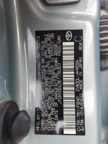 JTDKN3DU3E1735307 2014 TOYOTA PRIUS